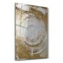 Autres décorations murales - Gold Circle V1 | Glass Wall Art - ARTDESIGNA