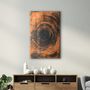 Autres décorations murales - Gold Circle V2 | Glass Wall Art - ARTDESIGNA