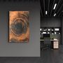 Autres décorations murales - Gold Circle V2 | Glass Wall Art - ARTDESIGNA
