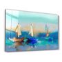 Other wall decoration - Boats Oil Painting | Glass Wall Art - ARTDESIGNA