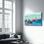 Other wall decoration - Boats Oil Painting | Glass Wall Art - ARTDESIGNA