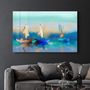 Other wall decoration - Boats Oil Painting | Glass Wall Art - ARTDESIGNA
