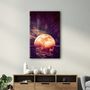 Autres décorations murales - Meteor Shower | Glass Wall Art - ARTDESIGNA
