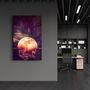 Autres décorations murales - Meteor Shower | Glass Wall Art - ARTDESIGNA