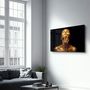 Other wall decoration - Beauty Woman With Golden Skin | Glass Wall Art - ARTDESIGNA