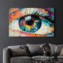 Autres décorations murales - Eye In Colors V2 | Glass Wall Art - ARTDESIGNA