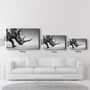 Autres décorations murales - Black Rhinoceros | Glass Wall Art - ARTDESIGNA