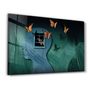 Autres décorations murales - Beauty Of Butterflies In The Mind | Glass Wall Art - ARTDESIGNA