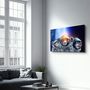 Autres décorations murales - Dog&Cat With Space Suits | Glass Wall Art - ARTDESIGNA