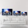 Autres décorations murales - Dog&Cat With Space Suits | Glass Wall Art - ARTDESIGNA
