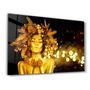 Autres décorations murales - The Beauty Of Golden | Glass Wall Art - ARTDESIGNA