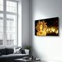 Autres décorations murales - The Beauty Of Golden | Glass Wall Art - ARTDESIGNA