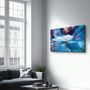 Autres décorations murales - Blue Clouds | Glass Wall Art - ARTDESIGNA