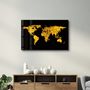 Other wall decoration - The Network Of The World | Glass Wall Art - ARTDESIGNA