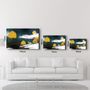 Autres décorations murales - Golden Trees | Glass Wall Art - ARTDESIGNA
