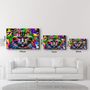 Other wall decoration - Colorful Cat | Glass Wall Art - ARTDESIGNA