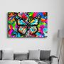 Autres décorations murales - Colorful Butterfly | Glass Wall Art - ARTDESIGNA