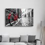 Autres décorations murales - The Red Bike | GLASS WALL ART - ARTDESIGNA