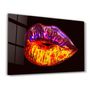 Other wall decoration - Neon Lip | Glass Wall Art - ARTDESIGNA
