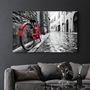 Autres décorations murales - The Red Bike | GLASS WALL ART - ARTDESIGNA