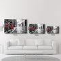 Autres décorations murales - The Red Bike | GLASS WALL ART - ARTDESIGNA