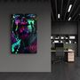 Other wall decoration - Neon Face | GLASS WALL ART - ARTDESIGNA