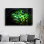 Autres décorations murales - Peacock Feather | Glass Wall Art - ARTDESIGNA