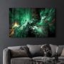 Other wall decoration - Myth of The Sky Green Version | Glass Wall Art - ARTDESIGNA