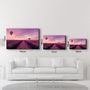 Other wall decoration - Purple Sky | Glass Wall Art - ARTDESIGNA