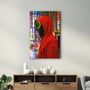 Autres décorations murales - Rounded Face | GLASS WALL ART - ARTDESIGNA