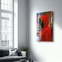 Autres décorations murales - Rounded Face | GLASS WALL ART - ARTDESIGNA