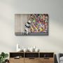 Other wall decoration - BANKSY - Pull Back the Curtain | GLASS WALL ART - ARTDESIGNA