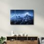 Autres décorations murales - Foggy Mountains | GLASS WALL ART - ARTDESIGNA