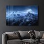 Other wall decoration - Foggy Mountains | GLASS WALL ART - ARTDESIGNA