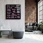 Autres décorations murales - ・"Words and Words"・Glass Wall Art | Artdesigna Glass Printing Wall Arts. - ARTDESIGNA