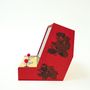 Objets de décoration - ARCADE MINATO: Design Rétro, Couleur "Red Ruby" - MAISON ROSHI