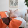 Cushions - Plaids made from lambs wool, linen, and recycled cotton - BRITA SWEDEN