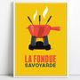 Poster - The Fondue - COSYNÉVÉ - MOUNTAIN POSTERS