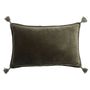Fabric cushions - Dusko embroidered cushion - MAISON VIVARAISE – SDE VIVARAISE WINKLER