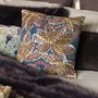 Fabric cushions - Ariane embroidered cushion - MAISON VIVARAISE – SDE VIVARAISE WINKLER