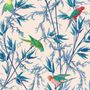 Autres décorations murales - Papier peint Le jardin des perroquets - PARADISIO IMAGINARIUM