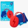 Clutches - Red silicone holder + 1 microfiber cloth - SUPERPETIT
