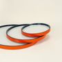 Decorative objects - Set of 3 round wood and lacquer trays - L INDOCHINEUR X RIVÊT