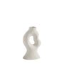Candlesticks and candle holders - AX24030 Kea ceramic candleholder 10.5x7x 17.5 cm - ANDREA HOUSE