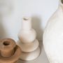 Candlesticks and candle holders - AX24040 White ceramic candleholder Ø11x16 cm - ANDREA HOUSE