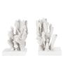 Decorative objects - AX24076 Set of 2 Coral polyresin bookends 25x20x18 cm - ANDREA HOUSE