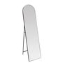 Mirrors - AX24109 Black aluminum stand mirror 40x160 cm - ANDREA HOUSE