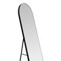 Miroirs - Miroir sur pied en aluminium noir 40 x 160 cm AX24109 - ANDREA HOUSE