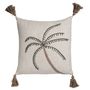 Cushions - AX24182 Palm cotton cushion 50x50 cm - ANDREA HOUSE