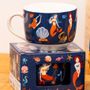 Accessoires thé et café - BOLS en céramique illustrés avec leur boite cadeau - CARTESDART